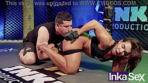 UFC Trainer Pounds Colombian Bodybuilder's Huge Ass