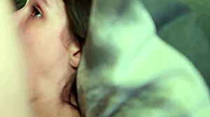 this funsize petite 18+ teen gags chokin on monster cock outdoors pov