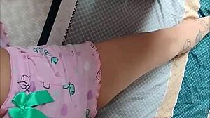 hijastra seduces with pijama leading to full body grope pov