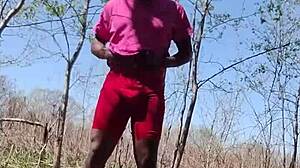 dancing opposite directions early morning workout twist bright fun