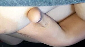 Village girl fingers hairy pussy to squirting orgasm