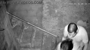 Hidden cam catches busty brazilian milf fucking stepson