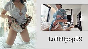 Hot Chinese Asian Cutie Inserts Buttplug Then Dildos Tight Wet Pussy Solo Masturbation Toys Dripping Juices Close-Up