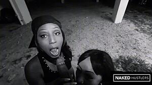 ebony sluts suck big black cock deepthroat public outdoors florida