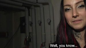 wanna fuck tattoo babe sharlotte thorne in public boiler room?