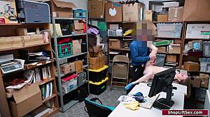 officer pounds petite russian thief's throat and pussy raw!