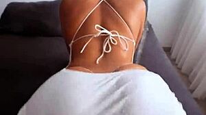 الفستان الضيق ملزق مثالي دلوقتي زلق مبلول وممدود من نيك كريم باي خشن