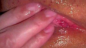 amateur japanese wife shaved pink pussy 353 days post virginity wet lick closeup