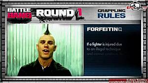 chubby big tit brunette slut rides fighter's cock hard 🔥