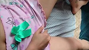 hijastra seduces with pijama leading to full body grope pov