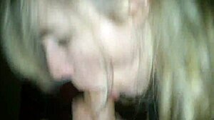 Amateur wife teases big cock with deep sucking skills