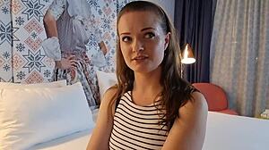 victoria's wet pussy takes hardcore pounding huge cumshot tits blast