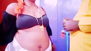 desi housewife tempts tailor with telugu dirty talk