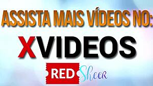 duas safadas kissing on table... debora andrade sheer red gets wet pussy