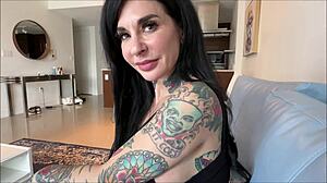 breeding joanna angel, mom's goth best friend, she cums first in taboo pov