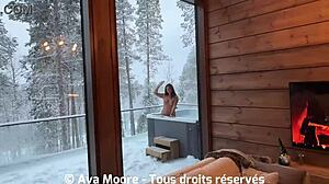 Wanna see this cute french girl finger and dildo her pussy in every room??