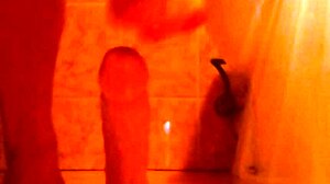 shemale veronica plays with dildo solo