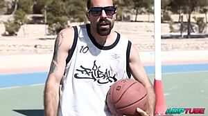 spanish blonde loves deepthroating cocks wet and hard