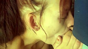 18-Year-Old Stepdaughter Sucks Cock After Wife Fuck