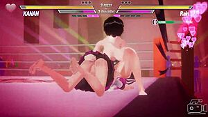 Lesbian pussy play turns into heated battle