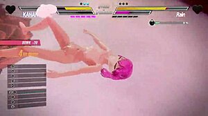 Lesbian pussy play turns into heated battle