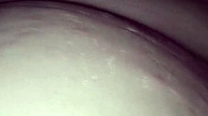 Sixth-Month Pregnant Belly and Bush Flash