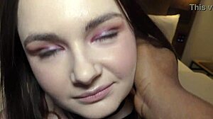 Süße ungarische junge Schlampe erste BBC Interracial Closeup