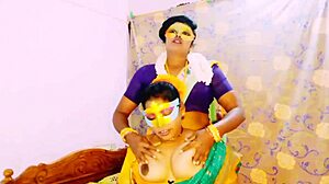 i can't resist my beautiful indian aunty's saree lesbian heat with dirty telugu talk