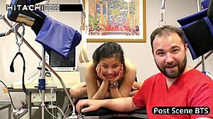 Raya nguyen shaves pussy for daddy's vibrator orgasm humiliation close-up