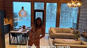 Wanna see this cute french girl finger and dildo her pussy in every room??