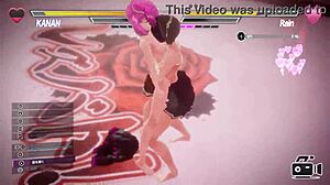 Lesbian pussy play turns into heated battle