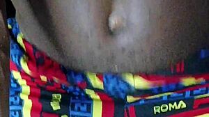 muscular black stud humps pillow craving big cock fuck