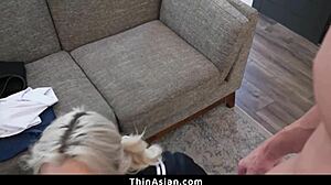 nerdy asian teen proves cock hungry side?