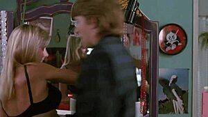 hope marie carlton stripping panties in ghoulies college scene?