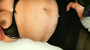 Chubby Desi Indian aunty's wet pussy pounded hard by burglar thief!