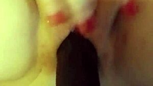 milf wife screams on bbc dildo machine first time