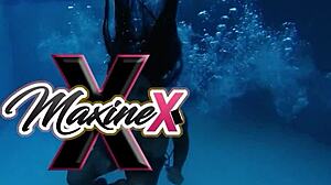 😍 maxine x takes TWO BIG cocks at once!! 🔥