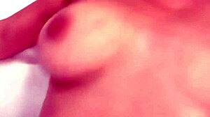busty drew butterfly moans wet in passionate bedroom bareback kissing