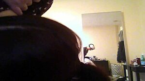 Gorgeous Sabrina Sinclair Gags on Deepthroat Cock in Rough Homemade Blowjob