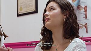 Breast Exam Turns Lesbian Squirting Orgasms Lexi Luna Dharma Jones