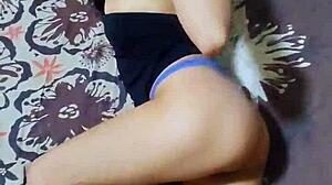 delivery guy fucks horny wife raw before husband arrives creampie face