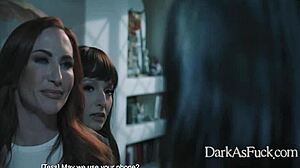 imagine banging lingerie milfs in taboo gangbang orgy turning mommies wild