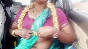 Daddy, your indian housewife daughter-in-law needs car sex with dirty telugu talk now