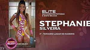 sexy brazilian oral with erotic body painting tease