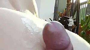Homemade creampie cumshot compilation with rastagirl doggystyle riding