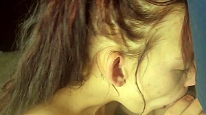 18-Year-Old Stepdaughter Sucks Cock After Wife Fuck