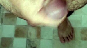 secretly teasing thrills in stepmom-in-law's silent bathroom hideaway