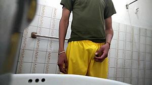 What's Italian straight guy doing in neighbor's bathroom