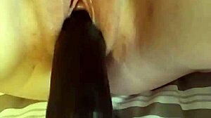 milf wife screams on bbc dildo machine first time