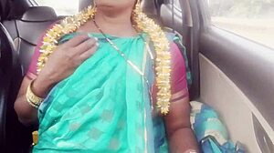 Daddy, your indian housewife daughter-in-law needs car sex with dirty telugu talk now